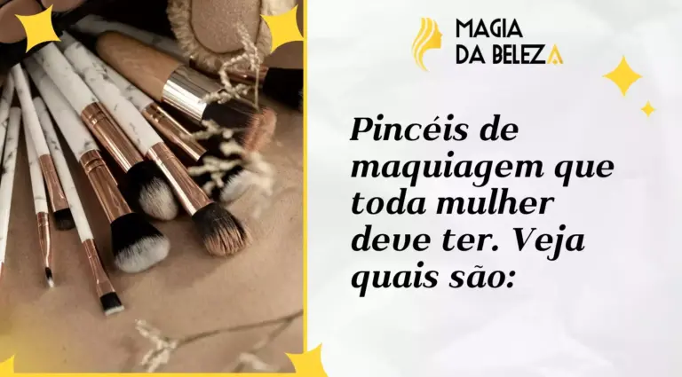 Pincéis de maquiagem que toda mulher deve ter. Veja quais são