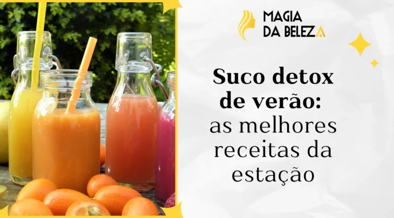 Suco detox de verão: as melhores receitas da estação