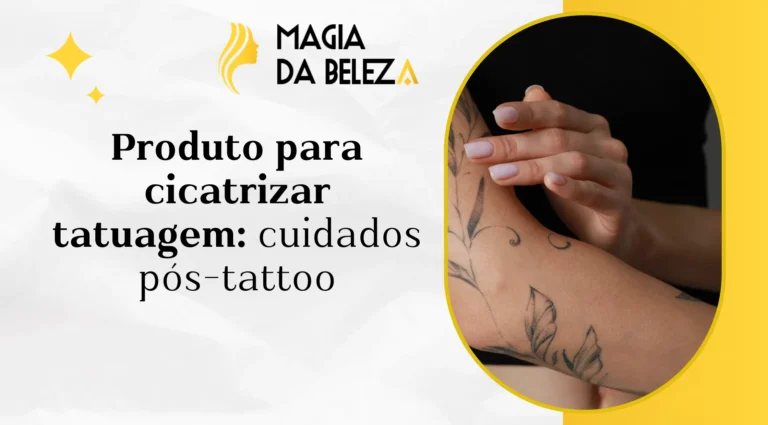 Produto para cicatrizar tatuagem: cuidados pós-tattoo
