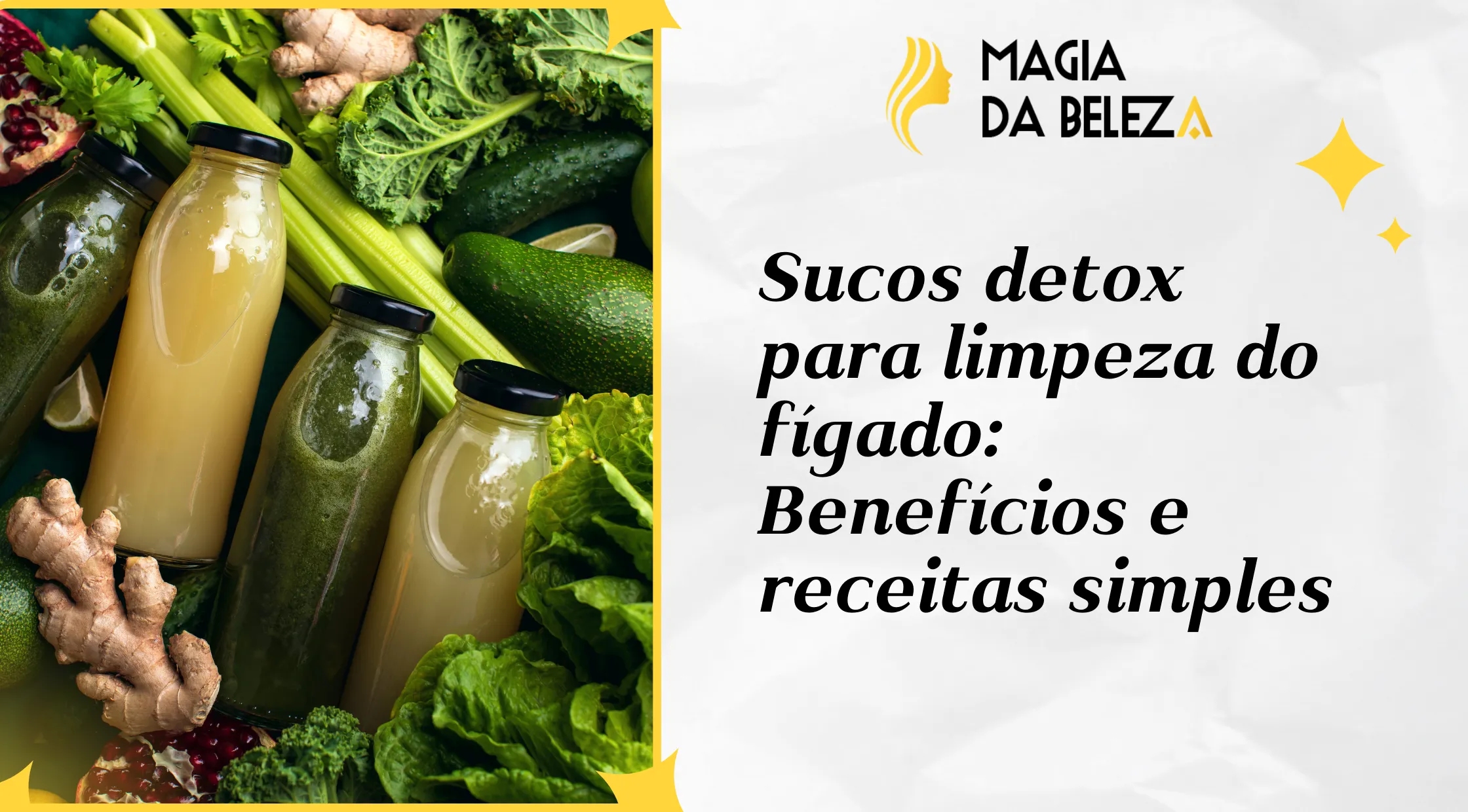 Sucos detox para limpeza do fígado: Benefícios e receitas simples