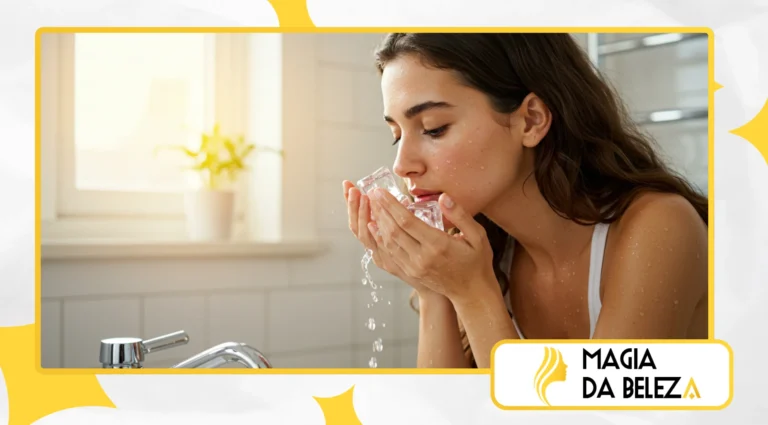 O Hack do “Crioterapia Facial” Que Você Faz em Casa por R$20