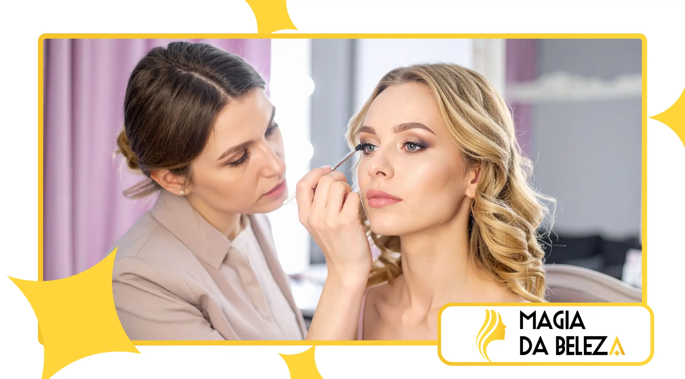 Make dourada iluminada