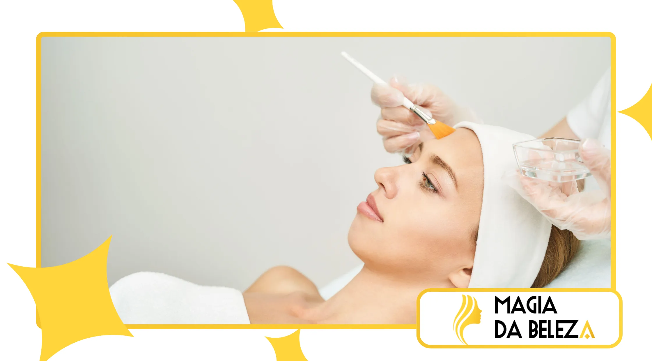 Cuidados com a pele usando retinol