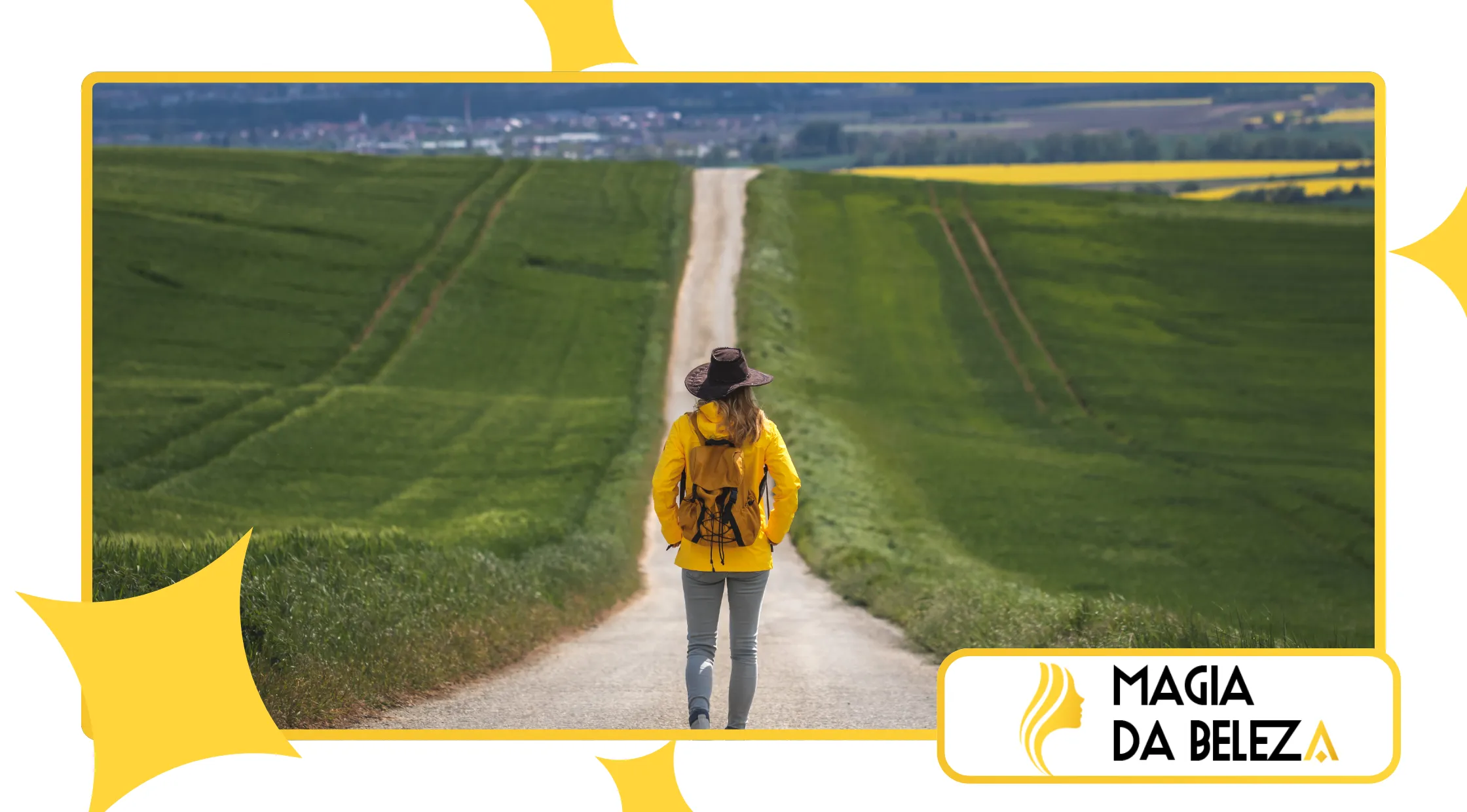 Roupas inadequadas para longas caminhadas