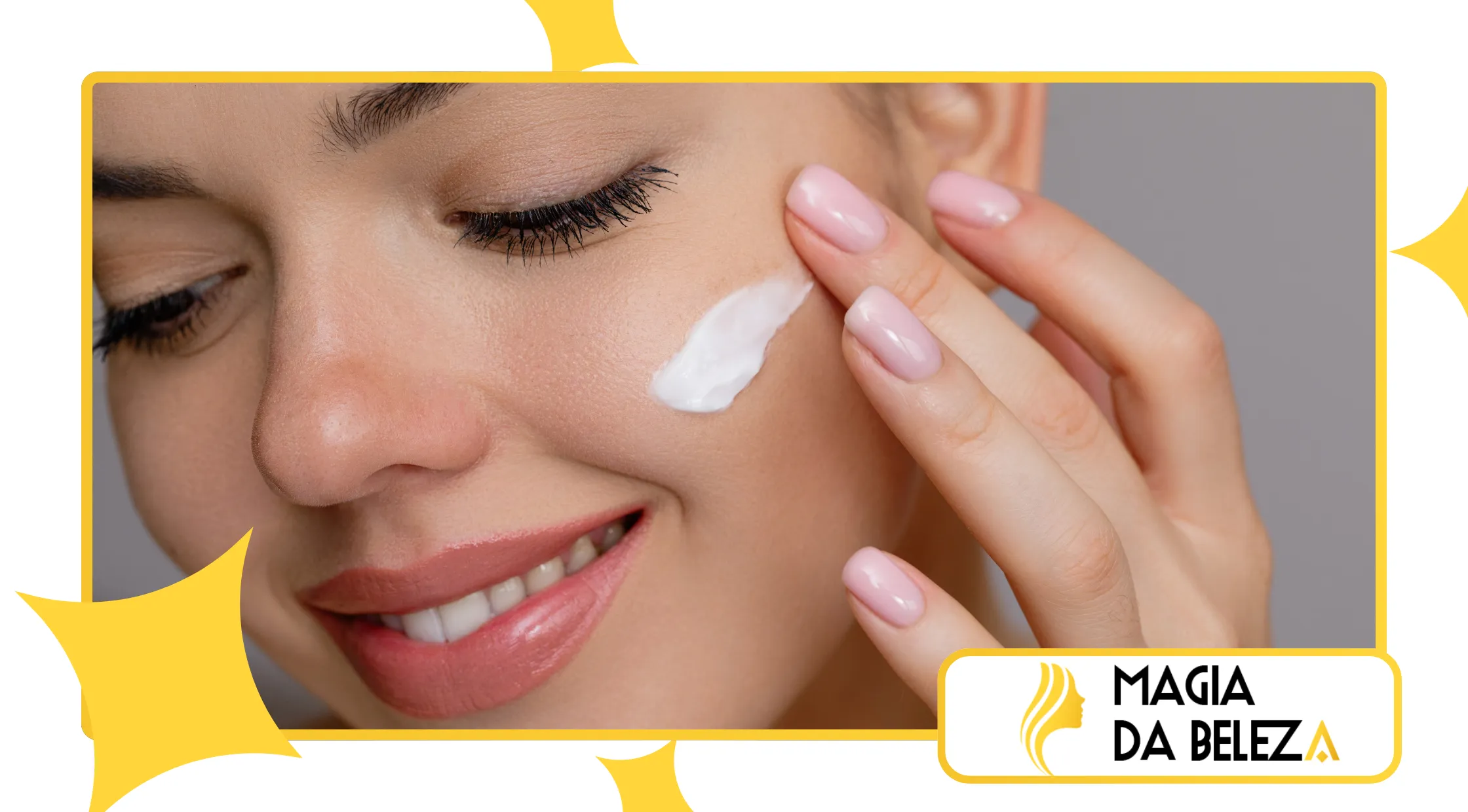 Cuidados com a pele usando niacinamida