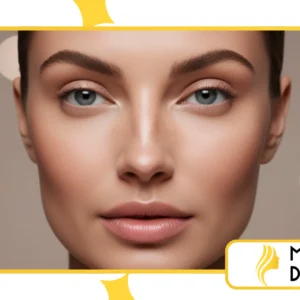 Maquiagem com tinta labial difusa para efeito natural suave