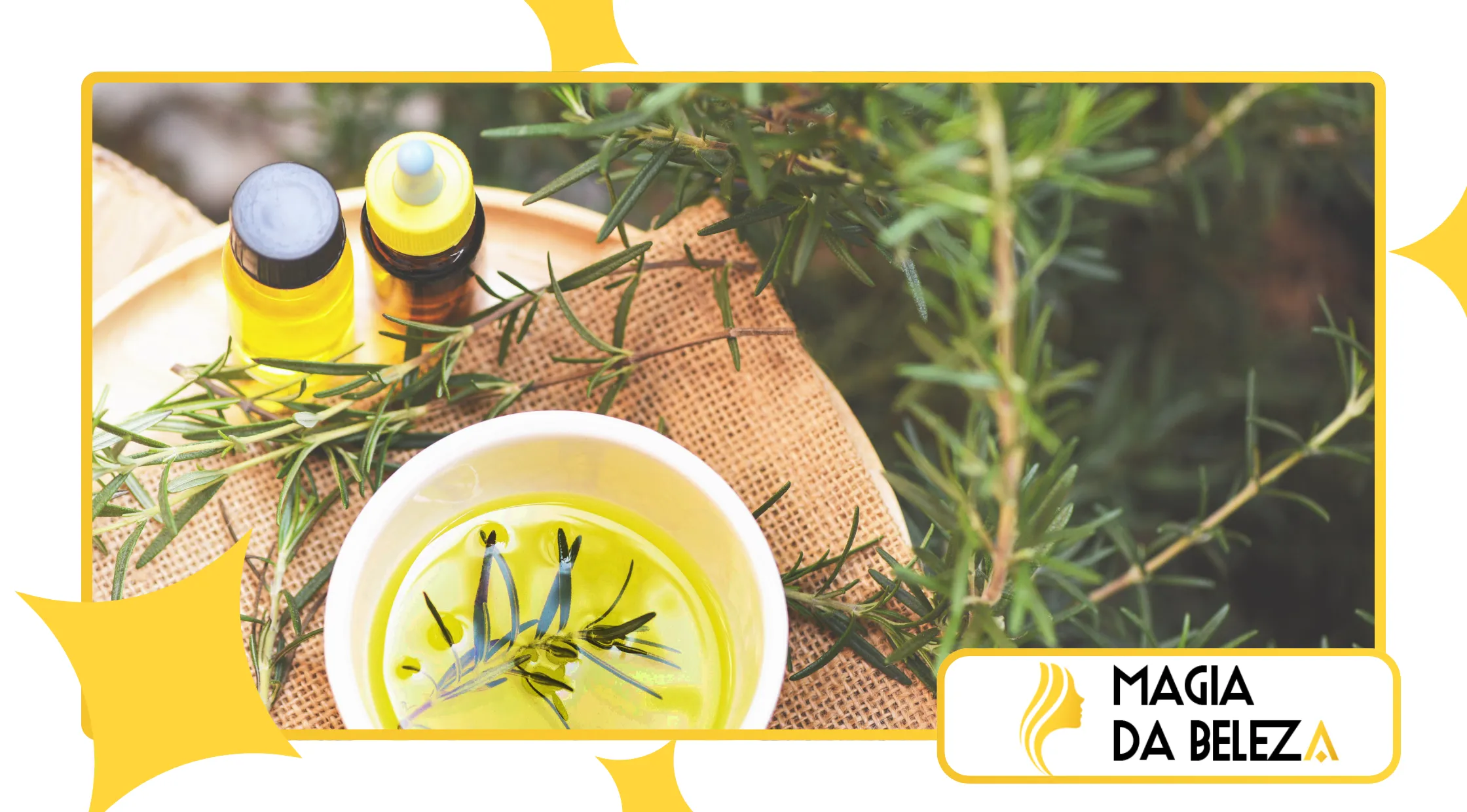 Benefícios de óleo de romero