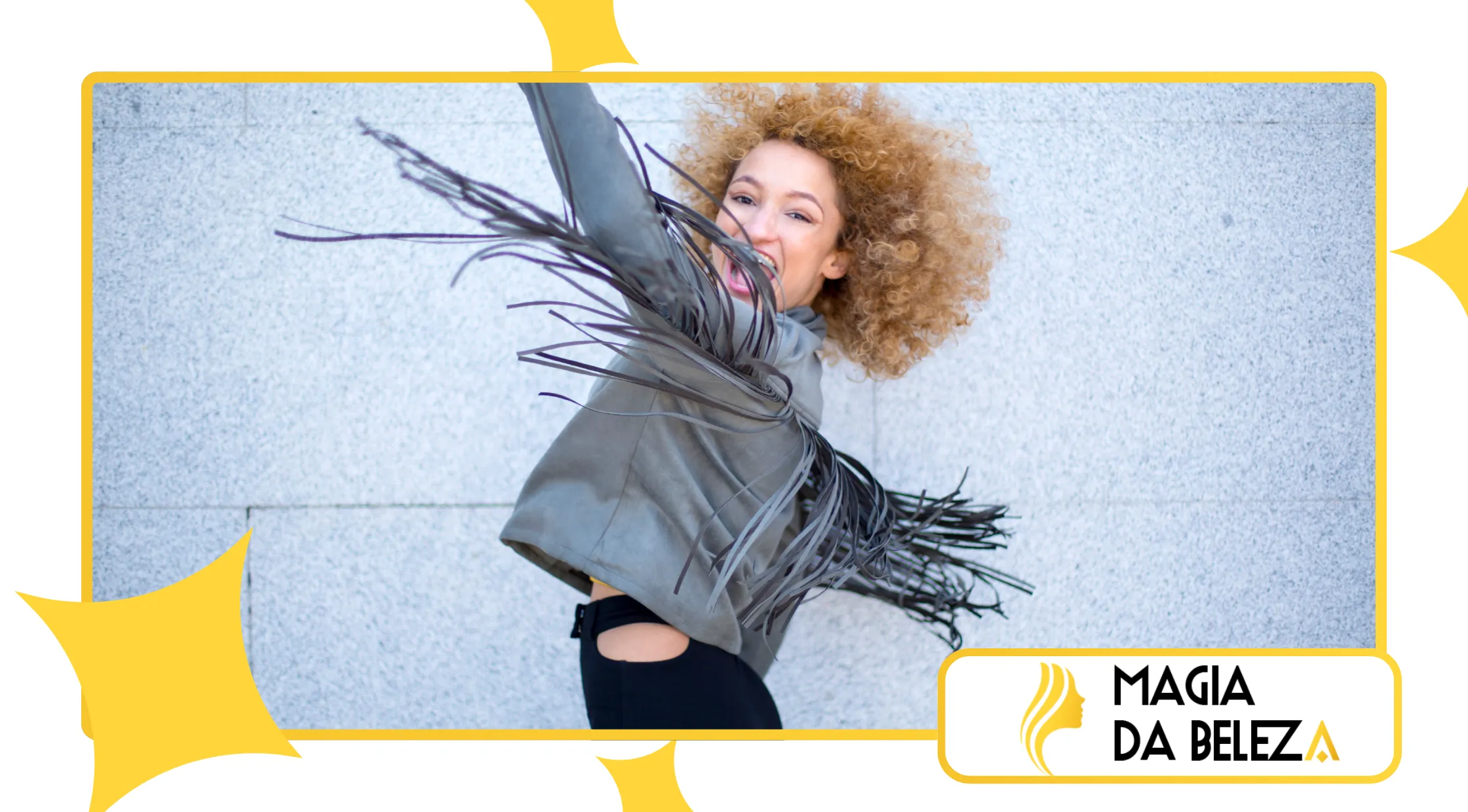 Tendência de fringe jackets