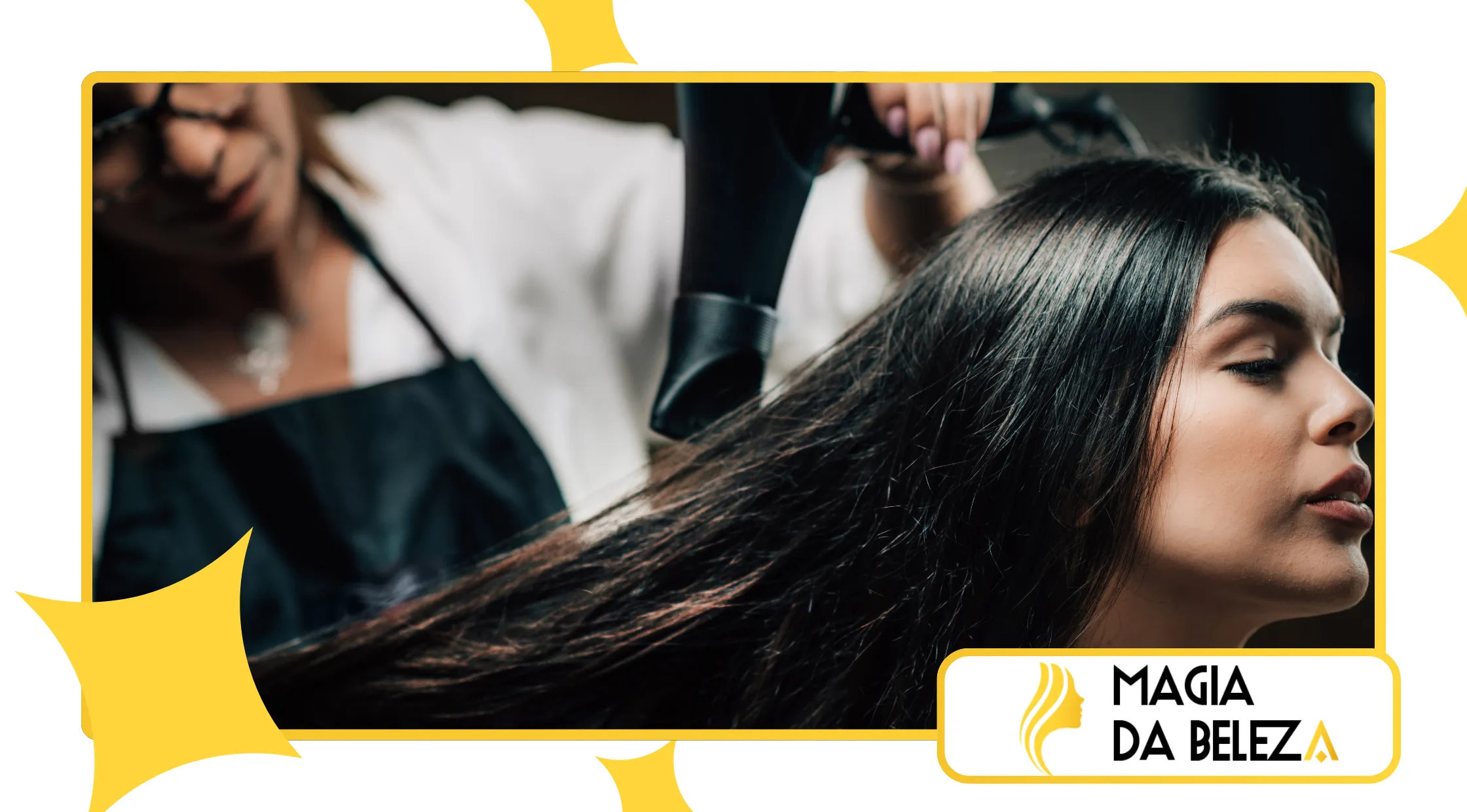 Tendência glass hair