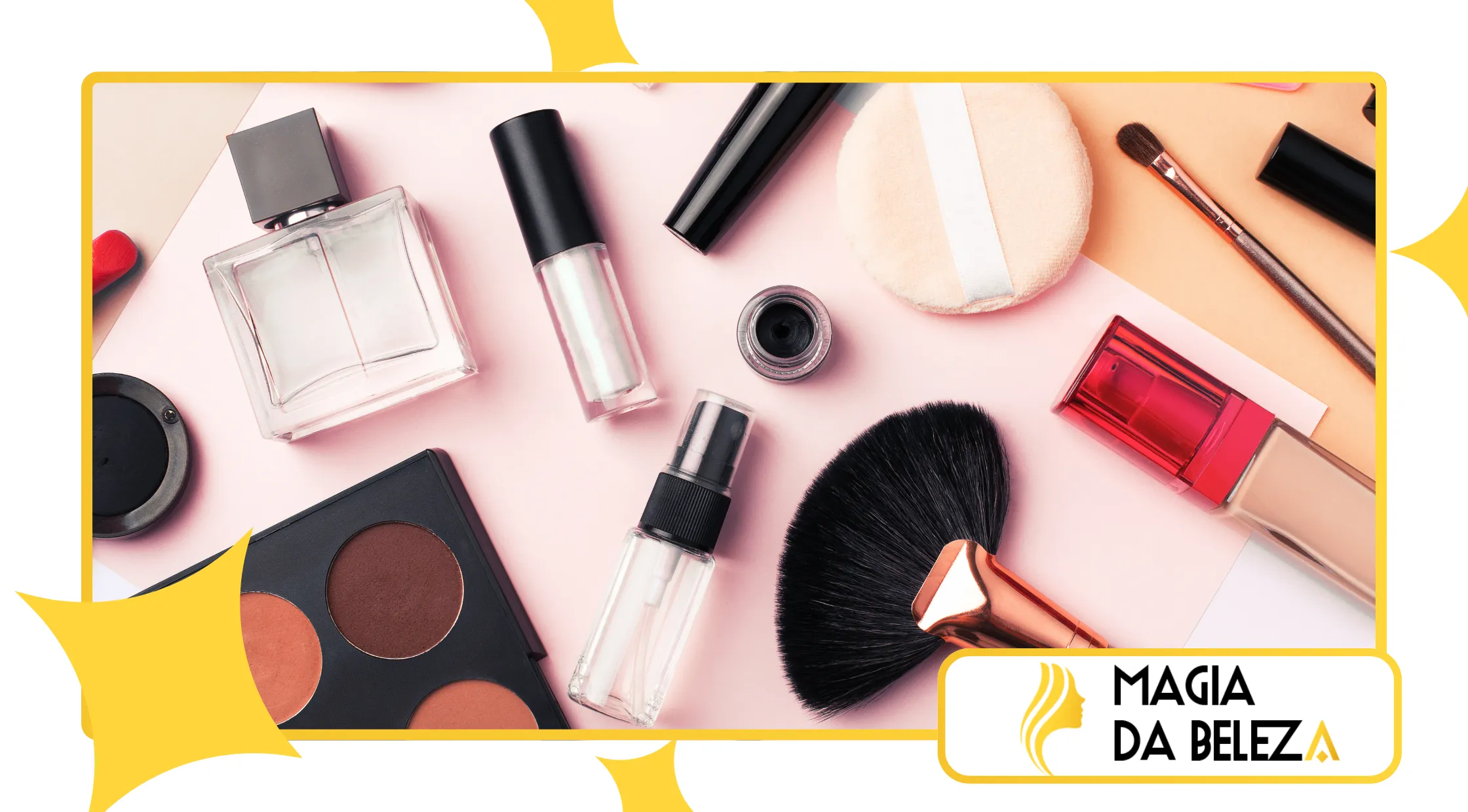 Maquiagem com futuristic metallic accents