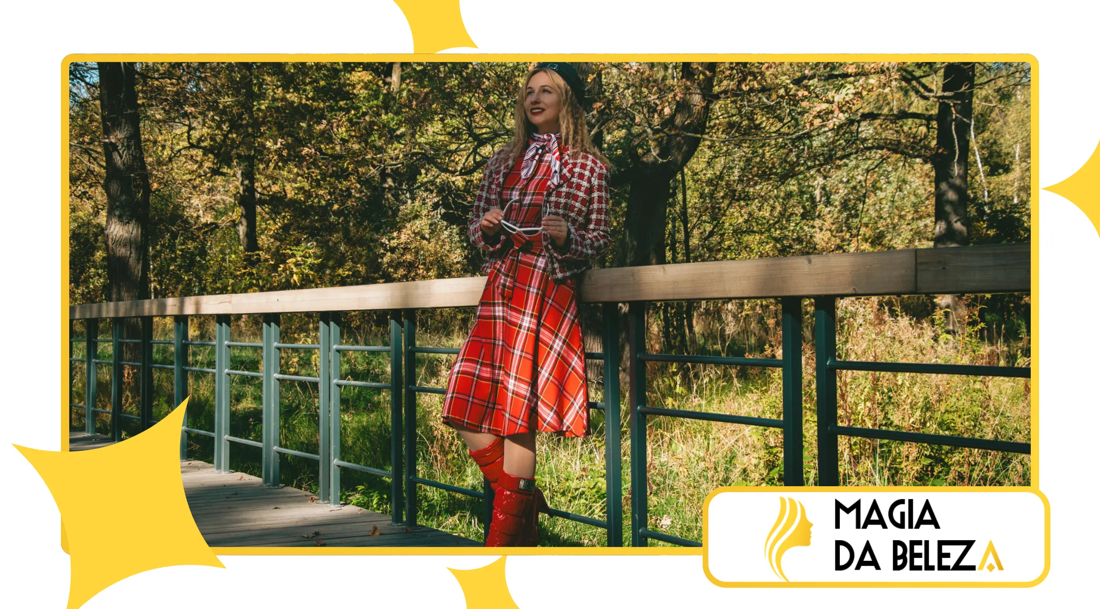 Montar looks com plaid patterns