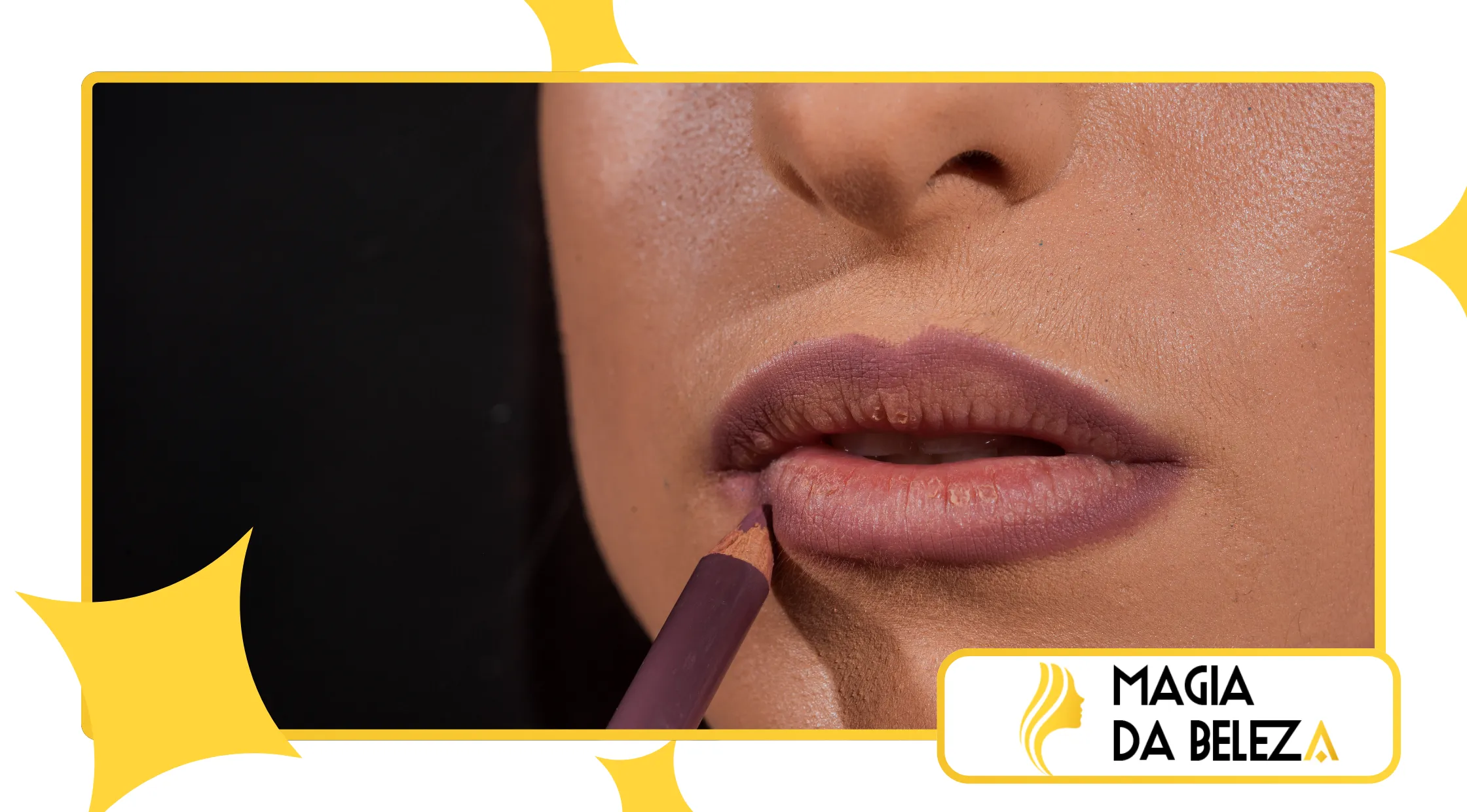 Guia de maquiagem com neon liner accents