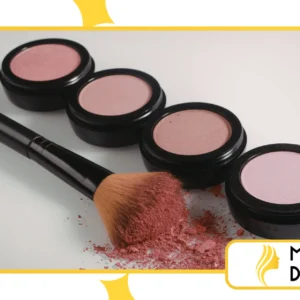 Truques de maquiagem com statement blush placement criativo