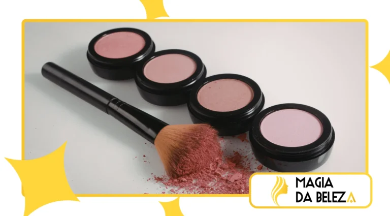 Truques de maquiagem com statement blush placement criativo