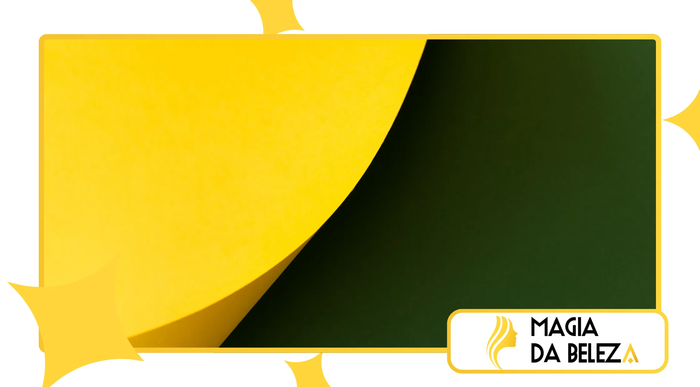 Cabelo verde e amarelo