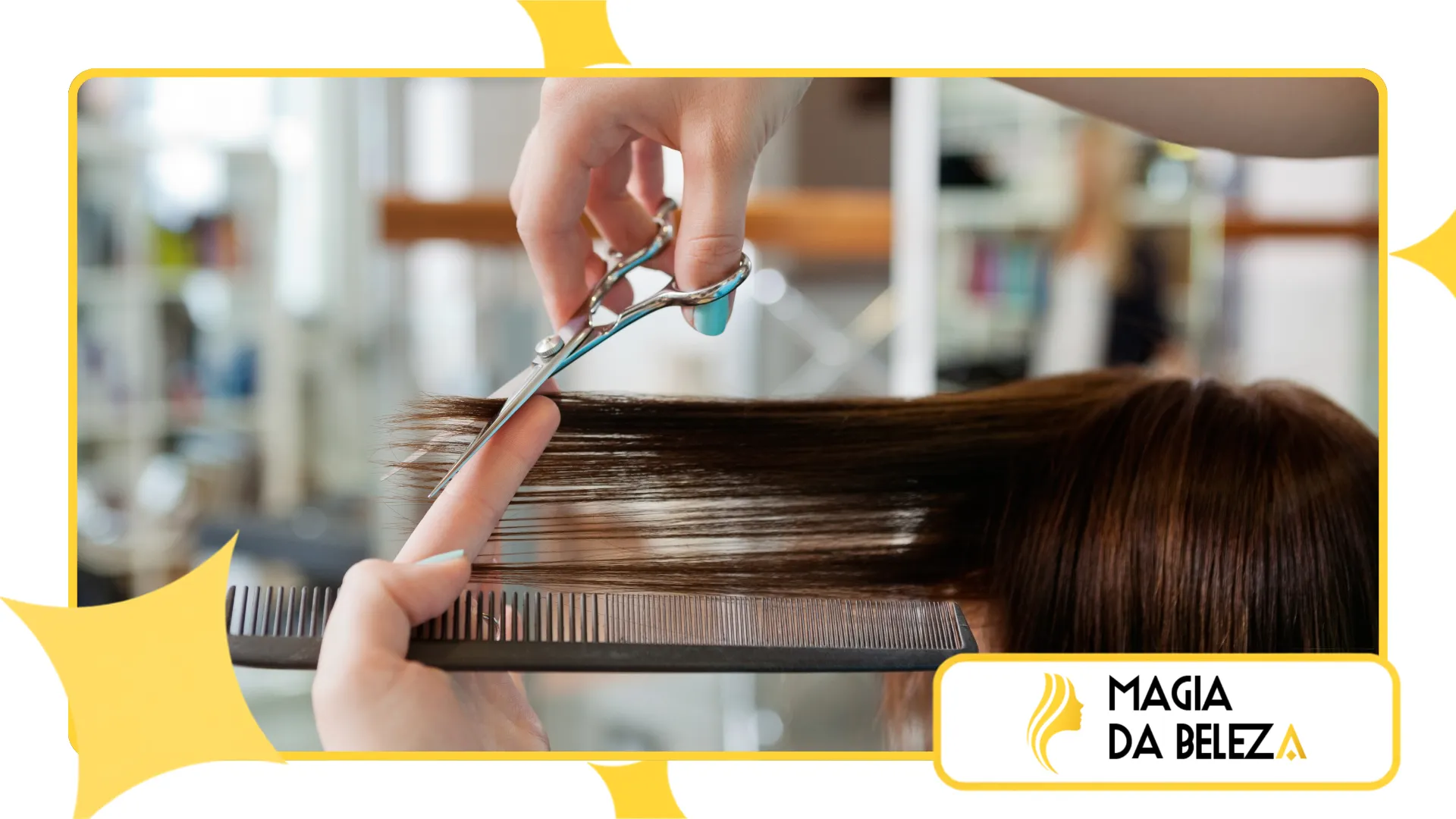 descansar o cabelo de produtos finalizadores