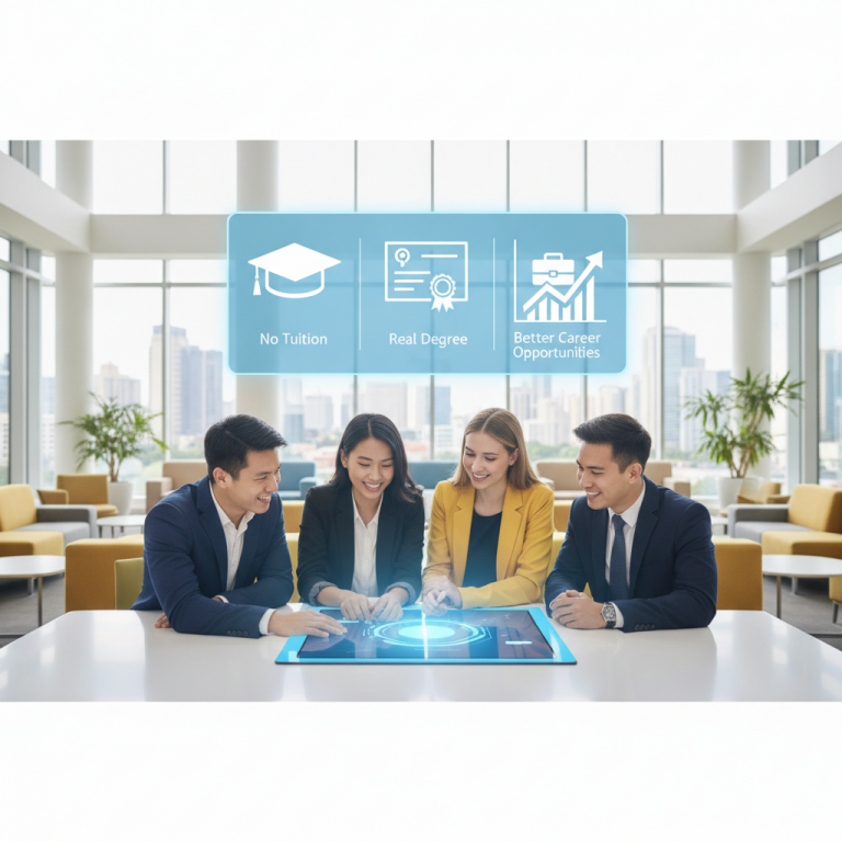 No Tuition. Real Degree. Better Career Opportunities.