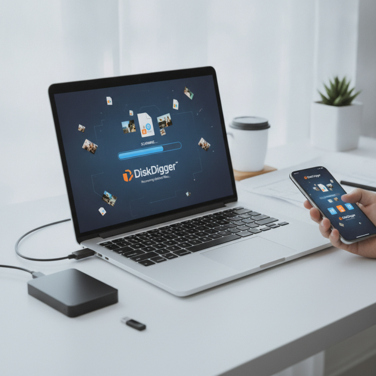 How to quickly recover deleted photos and files: a complete guide to DiskDigger